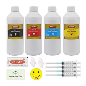 Ekoset Hp Tanklı Yazıcılar Uyumlu 4 Renk 4x1 lt Mürekkep