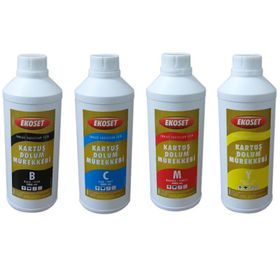 Ekoset Hp Tanklı Yazıcılar Uyumlu 4 Renk 4x500 ml Mürekkep