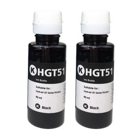 Ekoset Hp Tanklı Yazıcılar Uyumlu Siyah 2x100 ml Mürekkep