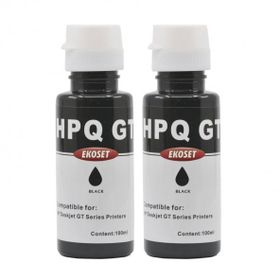 Ekoset Hp Tanklı Yazıcılar Uyumlu Siyah 2x100 ml Mürekkep