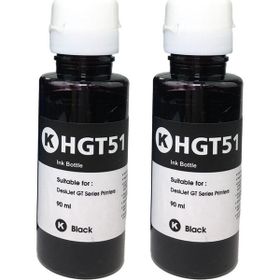 Ekoset Hp Tanklı Yazıcılar Uyumlu Siyah 2x90 ml Mürekkep