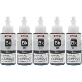Ekoset L455 L486 Muadil Siyah 70 ml 5'li Mürekkep