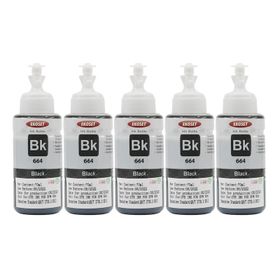 Ekoset L455 L486 Muadil Siyah 70 ml 5'li Mürekkep