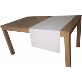 Ekselans Home Beyaz Duck Kumaş Leke Tutmaz Runner 50x 170