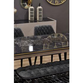 Ekselans Home Beyaz Duck Kumaş Leke Tutmaz Runner 50x 170