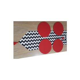 Ekselans Home Beyaz Duck Kumaş Leke Tutmaz Runner 50x 170