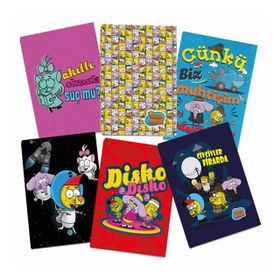 Eksik Parça Kral Şakir A4 60 Yaprak Kareli Defter