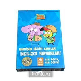 Eksik Parça Yayınları Kral Şakir Muhtişim Eğitici Kartlar İngilizce Hayvanlar Kolektif