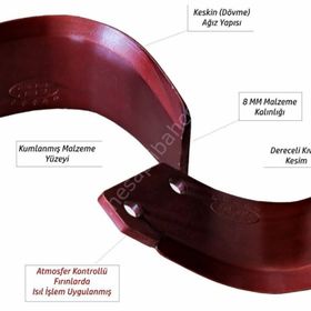 Ekstra 8 mm 50 Adet - Türkay Marka Çelik C Tipi Rotovatör Bıçağı