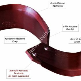 Ekstra 8 mm 50 Adet - Türkay Marka Çelik C Tipi Rotovatör Bıçağı
