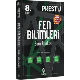 Ekstra Yayıncılık Ekstra Yayınları 8. Sınıf LGS Fen Bilimleri Prestij Soru Bankası