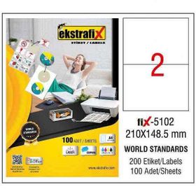 Ekstrafix 210x148.5 mm Laser Etiket