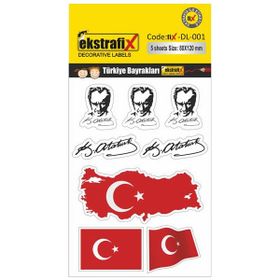 Ekstrafix DL-001 80x120 mm Dekoratif Etiket