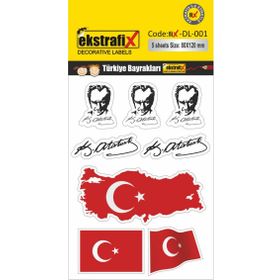 Ekstrafix DL-001 80x120 mm Dekoratif Etiket