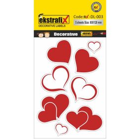 Ekstrafix DL-003 80x120 mm Dekoratif Etiket