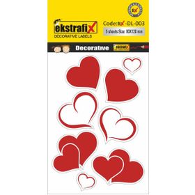 Ekstrafix DL-003 80x120 mm Dekoratif Etiket