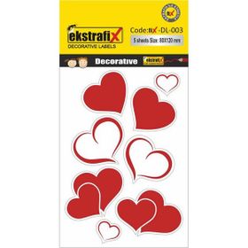 Ekstrafix DL-003 80x120 mm Dekoratif Etiket