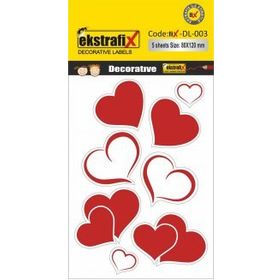 Ekstrafix DL-003 80x120 mm Dekoratif Etiket