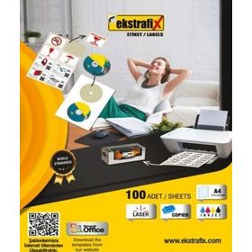 Ekstrafix DL-014 80x120 mm Dekoratif Etiket