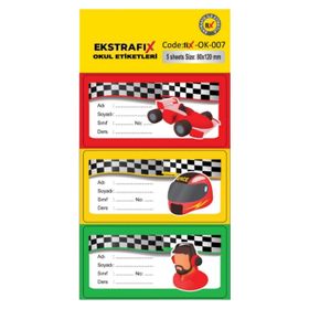 Ekstrafix DL­015 80x120 mm Dekoratif Etiket