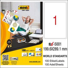 Ekstrafix Fix 5001 Lazer Etiket