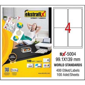 Ekstrafix Fix-5004 Lazer Etiket