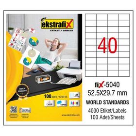 Ekstrafix Fix-5040 Lazer Etiket