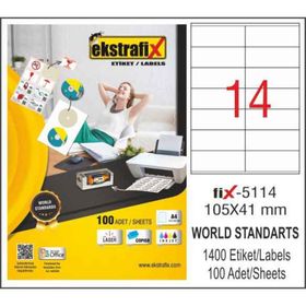 Ekstrafix Fix-5114 Lazer Etiket