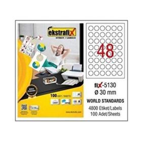 Ekstrafix Fix-5130 30 mm Lazer Etiket