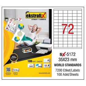 Ekstrafix Fix-5172 Lazer Etiket