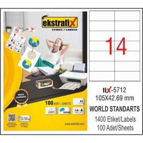 Ekstrafix Fix-5712 Lazer Etiket