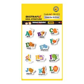 Ekstrafix OK-021 80x120 mm Okul Etiketi
