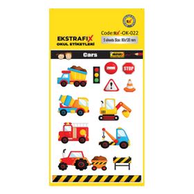 Ekstrafix OK-022 80x120 mm Okul Etiketi