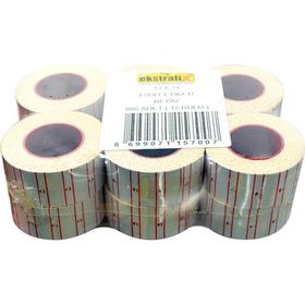 Ekstrafix Q FİX-5700 Beyaz 12x21 Fiyat Etiketi