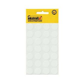 Ekstrafix RC-002 B 15 mm Beyaz Ofis Etiket