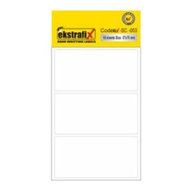 Ekstrafix SC-003 Beyaz B Ofis 37x75 mm 10'lu Etiket