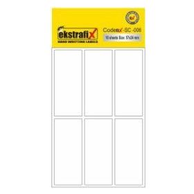 Ekstrafix SC-006 B 57x24 mm 10'lu Ofis Etiketi