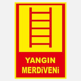 Ekstrafix YF068 12x25 cm Fosforlu Yangın Merdiveni