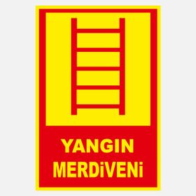 Ekstrafix YF068 12x25 cm Fosforlu Yangın Merdiveni