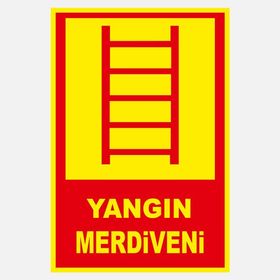 Ekstrafix YF068 12x25 cm Fosforlu Yangın Merdiveni