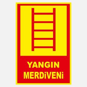 Ekstrafix YF068 12x25 cm Fosforlu Yangın Merdiveni