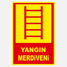 Ekstrafix YF068 12x25 cm Fosforlu Yangın Merdiveni