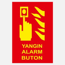 Ekstrafix YF070 12x25 cm Fosforlu Yangın Alarm Butonu