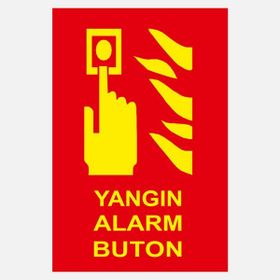 Ekstrafix YF070 12x25 cm Fosforlu Yangın Alarm Butonu