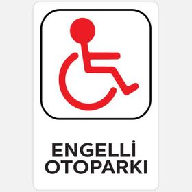 Ekstrafix YUL-331 16x24 cm Engelli Otoparkı