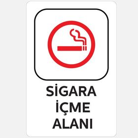 Ekstrafix YUL-431 25x35 cm Sigara İçme Alanı