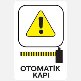 Ekstrafix YUL-433 25x35 cm Dikkat Otomatik Kapı