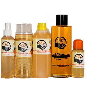 El Ruha Özel Baskılı Cam Şişe 500 ml Mandalina Kolonyası