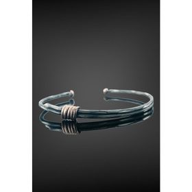 El Üretim Otantik Kelepçe Bilezik 925 Gümüş Erkek Bileklik