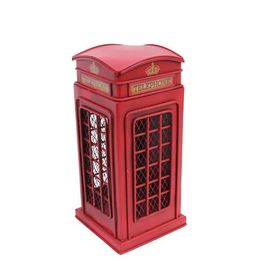 El Yapımı Londra Telefon Kulübesi Kumbara